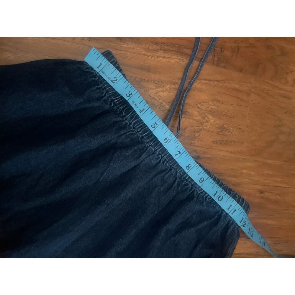MOON RIVER Denim Tiered Midi Skirt COUNTRY COWGIRL 70s WESTERN ROMANTIC Size XS - Picture 4 of 7